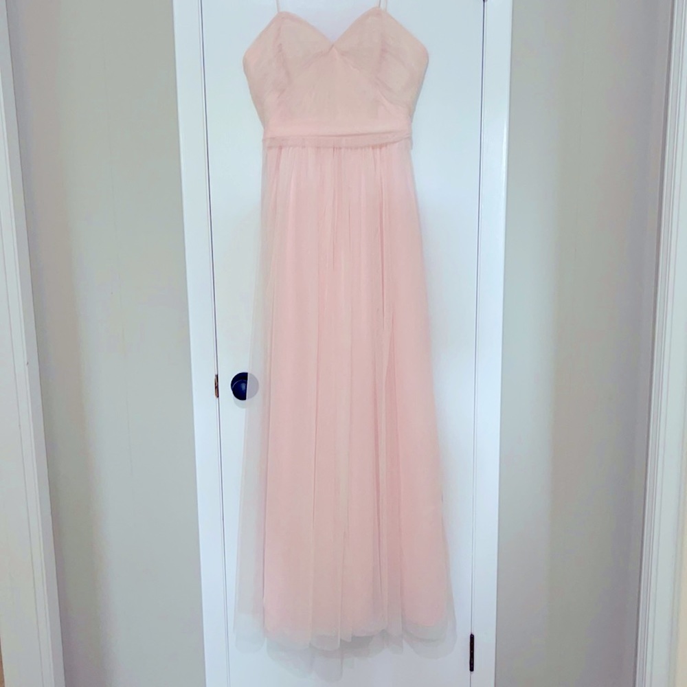 Wtoo bridesmaid/formal tulle/silk lining dress